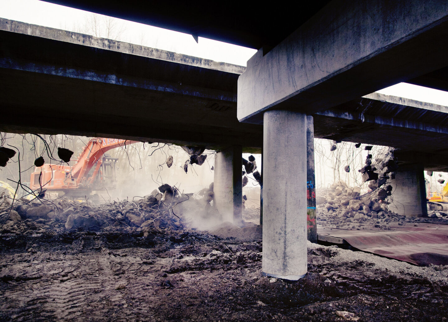 Bushley and Ripple viaduct, M50