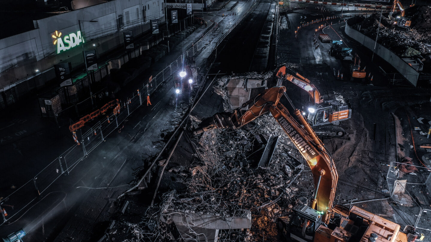 Perry Barr Flyover Demolition 5