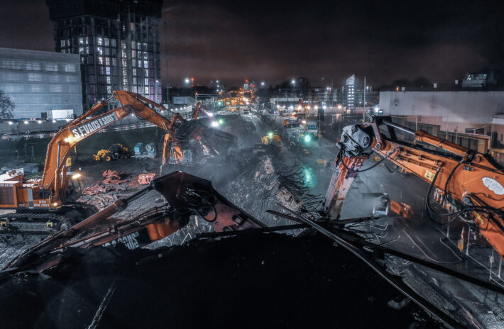 Perry Barr Flyover Demolition 4