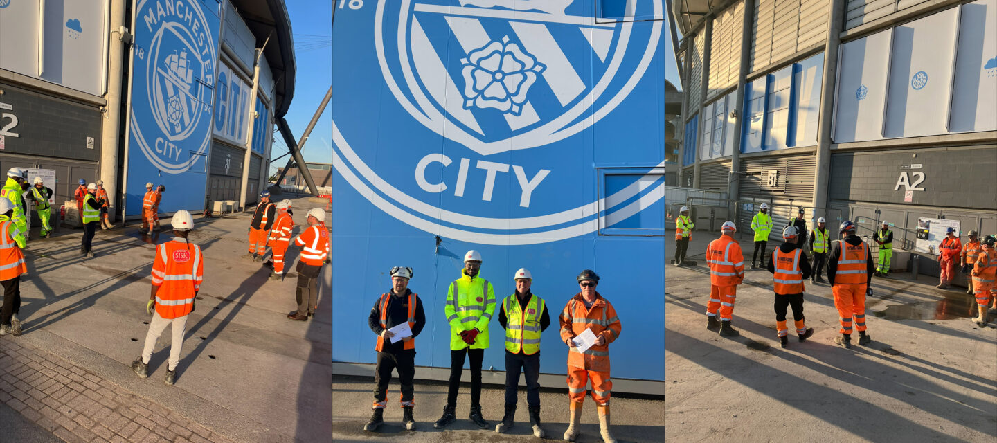 Green Card Award at Manchester City Football Clubs Etihad Stadium