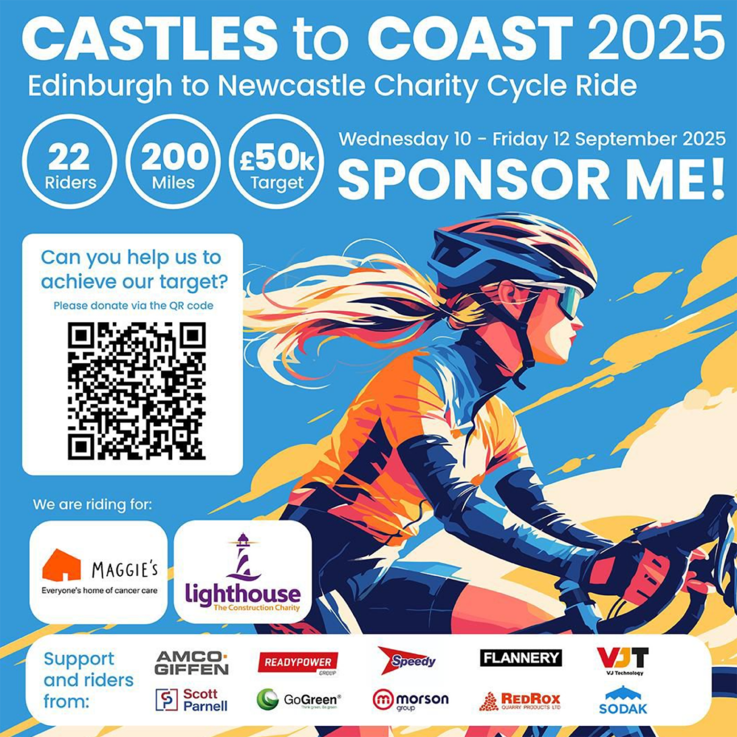Castle to Coast - Cycling for charity 2