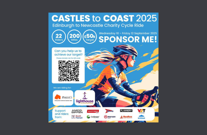 Castle to Coast - Cycling for charity