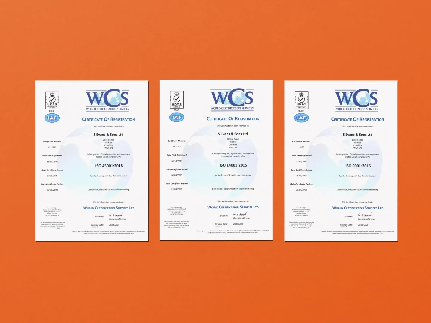 A perfect result from last month’s audits!