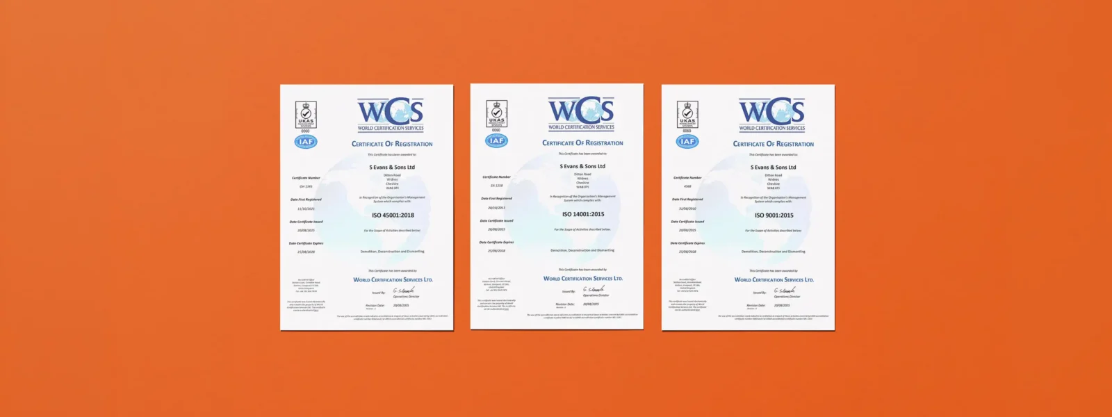A perfect result from last month’s audits! 2